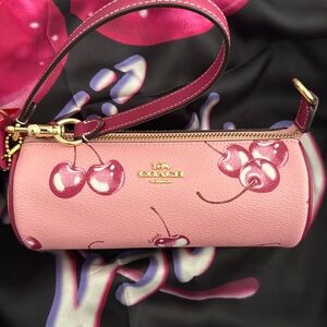 NWT COACH Nolita Barrel Bag Cherry Print